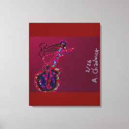 She's Become One with the Music  キャンバスプリント