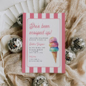 She's Been Scooped Up Bridal Shower 招待状