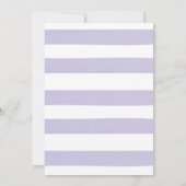 She's Been Scooped Up Bridal Shower (Purple) 招待状 (裏面)