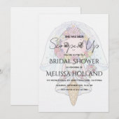 She's Been Scooped Up Ice Cream Bridal Shower 招待状 (正面/裏面)