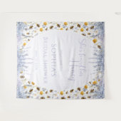 She's Found Her Honey Bridal Shower Backdrop タペストリー (正面(横))