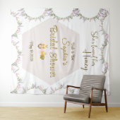 She's Found Her Honey Bridal Shower Backdrop タペストリー (インサイチュ(横))