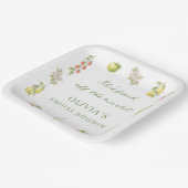 She's Fresh Off The Market  Bridal Shower  ペーパープレート (傾斜あり)