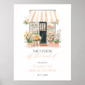Shes Fresh Off The Market Bridal Shower Welcome ポスター (正面)