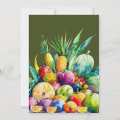 She's Fresh Off the Market Farmhouse Bridal Shower 招待状 (裏面)