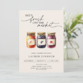 She's Fresh Off The Market Fruits Bridal Shower 招待状 (スタンド正面)