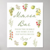 She's fresh off the market  Mimosa Bar ポスター (正面)