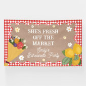 SHE'S FRESH OFF THE MARKET party banner 横断幕 (横)