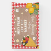 SHE'S FRESH OFF THE MARKET party banner 横断幕 (縦)