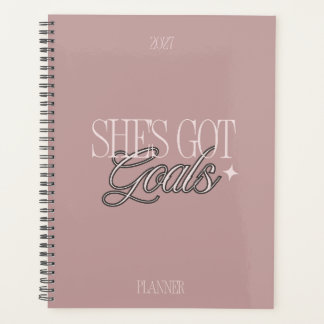 She's Got Goals 2027 ダスティローズ スパイラルプランナー プランナー手帳