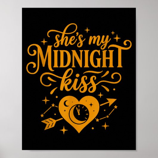 She's My Midnight Kiss Happy New Year Matching Cou ポスター (正面)
