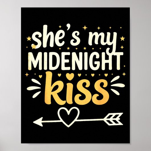 She's My Midnight Kiss Happy New Year Matching Cou ポスター (正面)