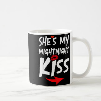 Shes My Midnight Kiss Happy New Year Matching Funn コーヒーマグカップ