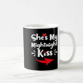 Shes My Midnight Kiss Happy New Year Matching Funn コーヒーマグカップ