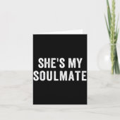 She's My Soulmate I Don't Know Him Funny Matching カード (正面)