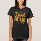She's My Sweet Potato I Yam Set Couples Thanksgivi Tシャツ (正面)