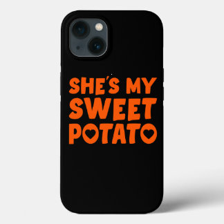 Shes My Sweet Potato I Yam Shirt for Women Couples iPhone 13ケース