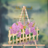 She's Off Market Elegant Script Bridal Welcome  アクリルサイン (ニュートラル)