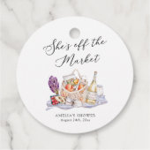 She's Off the Marketファーマーズマーケットブライダルシャワー フェイバータグ (裏面)