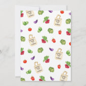 She's Off the Marketファーマーズマーケットブライダルシャワー 招待状 (裏面)