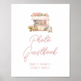 She's Off the Marketブライダルシャワーフォトゲストブック ポスター