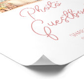 She's Off the Marketブライダルシャワーフォトゲストブック ポスター (角)