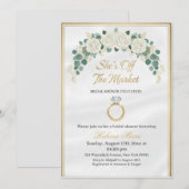 She's Off The Market Bridal Shower Invitation 招待状 (正面/裏面)