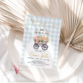 She's Off the Market Ginghamブライダルシャワー招待状 招待状