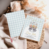 She's Off the Market Ginghamブライダルシャワー招待状 招待状