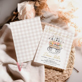 She's Off the Market Ginghamブライダルシャワー招待状 招待状