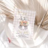 She's Off the Market Ginghamブライダルシャワー招待状 招待状