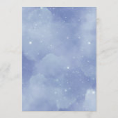 She's on Cloud Nine Bridal Shower アドバイスカード (裏面)