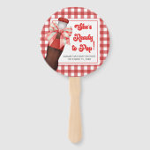 She's Ready to Pop ベビーシャワー ハンドファン (正面)