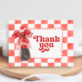 She's Ready to Pop Baby Shower サンキューカード