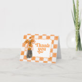 She's Ready to Pop Baby Shower サンキューカード (正面)