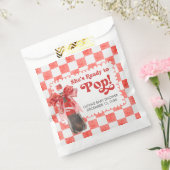 She's Ready to Pop Baby Shower フェイバーバッグ (封をした状態)