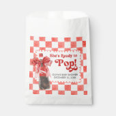 She's Ready to Pop Baby Shower フェイバーバッグ (正面)