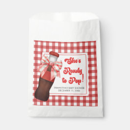 She's Ready to Pop Baby Shower  フェイバーバッグ