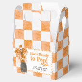 She's Ready to Pop Baby Shower フェイバーボックス (オープン)
