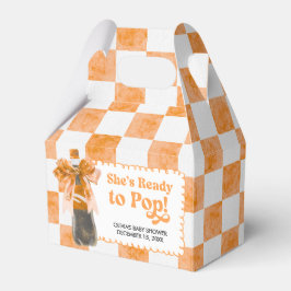 She's Ready to Pop Baby Shower フェイバーボックス