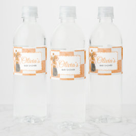 She's Ready to Pop Baby Shower ペットボトルラベル