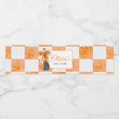 She's Ready to Pop Baby Shower ペットボトルラベル (シングルラベル)