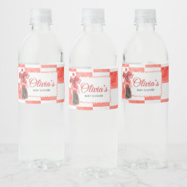 She's Ready to Pop Baby Shower ペットボトルラベル