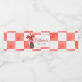 She's Ready to Pop Baby Shower ペットボトルラベル (シングルラベル)