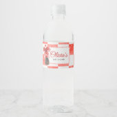 She's Ready to Pop Baby Shower ペットボトルラベル (正面)