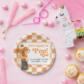 She's Ready to Pop Baby Shower ペーパープレート (パーティー)