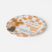 She's Ready to Pop Baby Shower ペーパープレート (アングル)