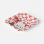 She's Ready to Pop Baby Shower ペーパープレート (傾斜あり)