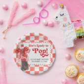 She's Ready to Pop Baby Shower ペーパープレート (パーティー)