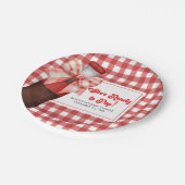 She's Ready to Pop Baby Shower ペーパープレート (アングル)